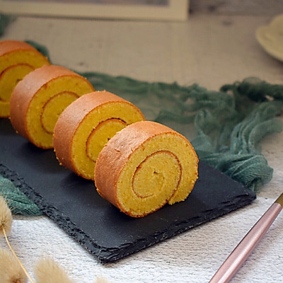 原味戚风蛋糕卷
