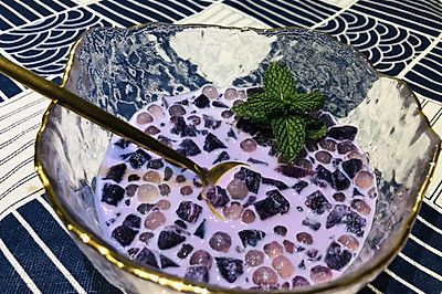 蜂蜜紫薯西米露