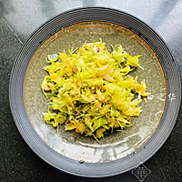 铁皮石斛花炒鸡蛋 素食的做法图解3
