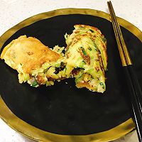 快手鸡蛋饼的做法图解5