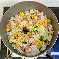 #春日尝鲜#低卡黄瓜鸡蛋炒饭❗️减重主食午餐的做法图解4