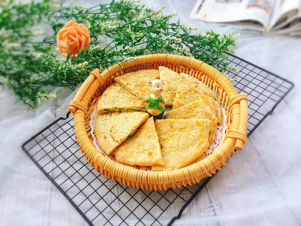 葱香五香芝麻饼