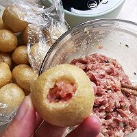 #天猫美味妙妙屋#绝味油面筋塞肉的做法图解5