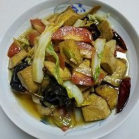白菜烧豆腐的做法图解9