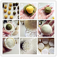 奶黄冰皮月饼的做法图解6