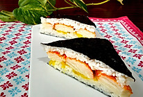 快手寿司三明治#极速早餐#的做法