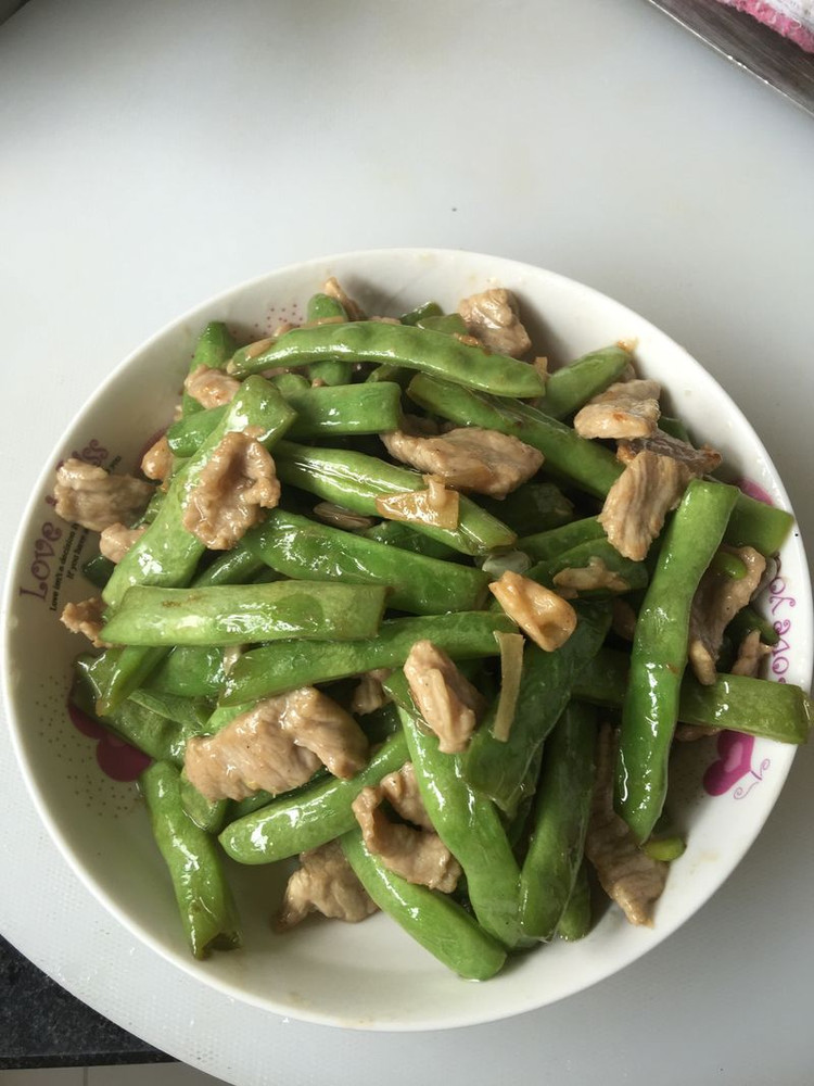 四季豆炒肉的做法