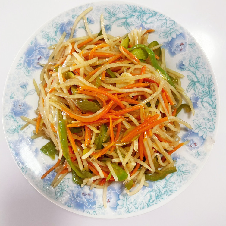 醋溜土豆丝的做法