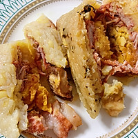 #舌尖上的端午#料比米还多的五花肉蛋黄叉烧粽的做法图解6