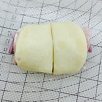 渐变紫薯牛奶玫瑰花馒头（附面团发酵法）的做法图解9