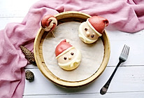 #令人羡慕的圣诞大餐#圣诞老人豆沙包～中式面点助力圣诞的做法