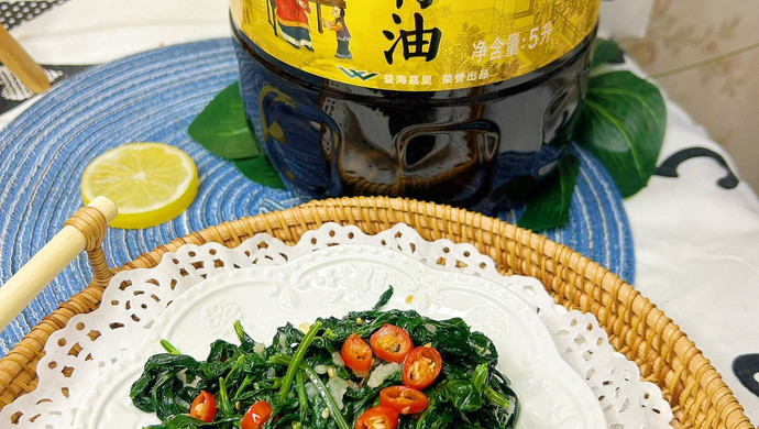 拌芹菜叶