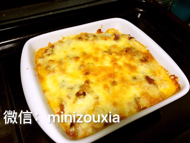 意式肉酱焗意面—亲子餐（zoey妈12+辅食）的做法图解9