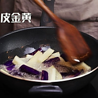 豆角烧茄子的做法图解3