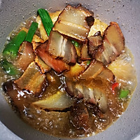 老腊肉炖嫩豆腐的做法图解3