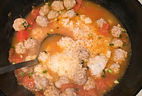 番茄丸子汤饭的做法