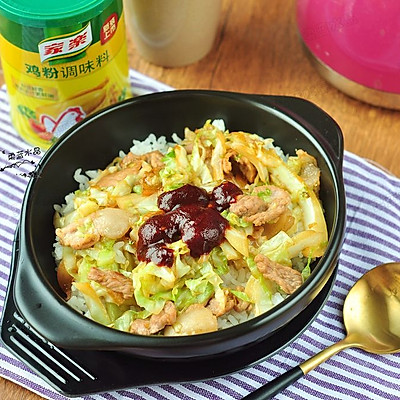 包菜拌饭
