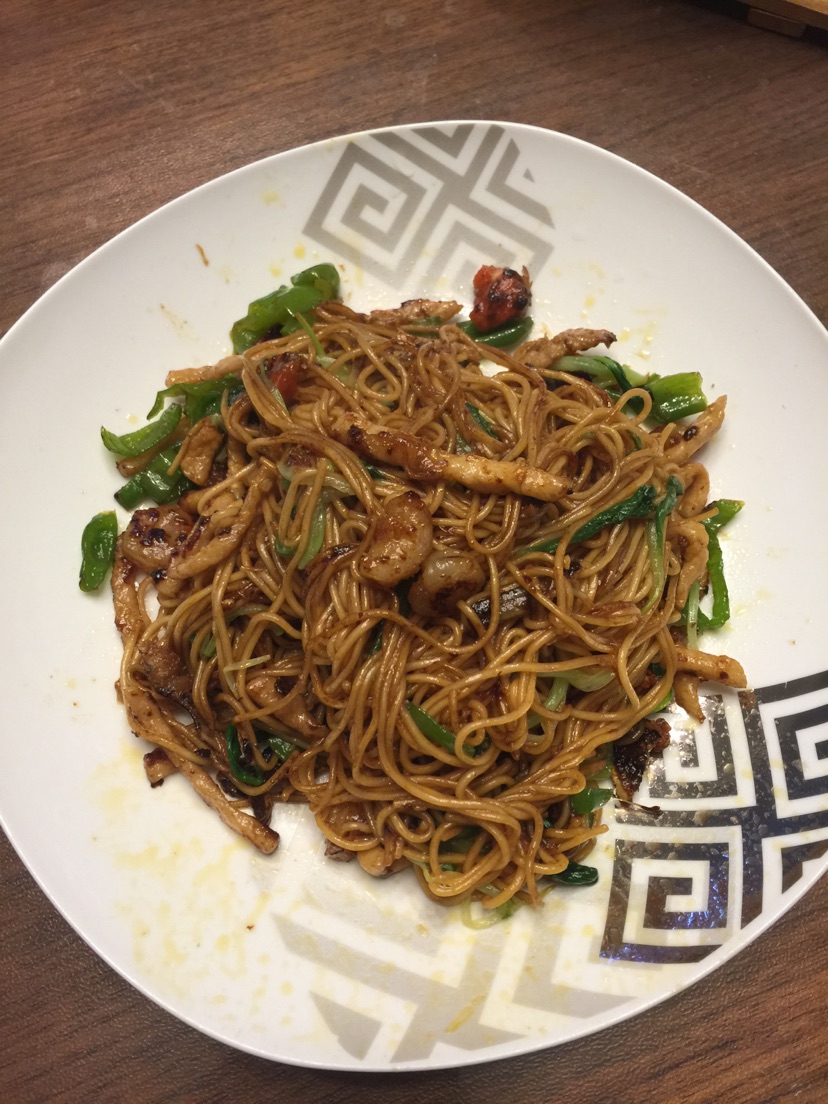 肉丝炒面--蟹糊版的做法图解10