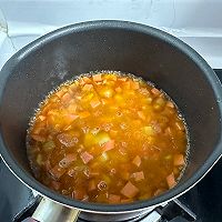 #鸡汁入家宴 感恩正当“食”#西红柿土豆火腿肠烩饭的做法图解8