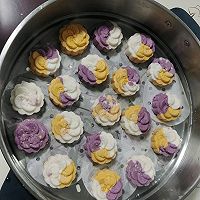紫薯，南瓜，山药，糯米饼的做法图解3