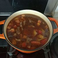 牛肉西红柿土豆汤(无油葱)的做法图解5