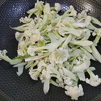 清炒有机花菜的做法图解4