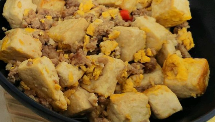 肉沫豆腐抱蛋