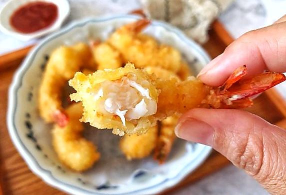 黄金脆皮虾，保证香嫩酥脆，省时便利又好吃!!!的做法