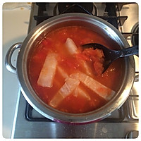 番茄鳕鱼汤的做法图解6