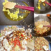 隔夜依然糯叽叽的艾草青团,春笋肉馅+咸蛋黄肉松的做法图解5