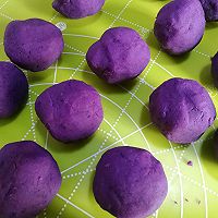 #美食视频挑战赛# #紫薯馅老婆饼#的做法图解4