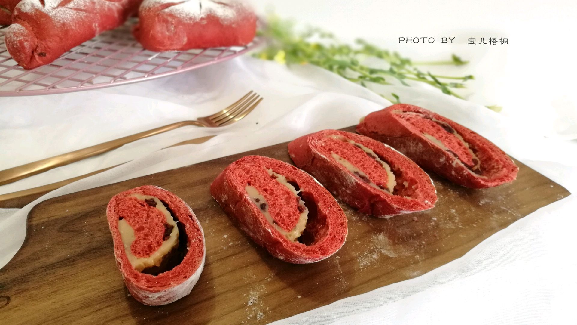 Sweet potato soft European bread