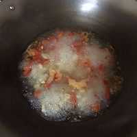 番茄鸡蛋面疙瘩汤（快手早餐）的做法图解3