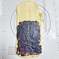 #零腹担吃夜宵#黑芝麻花生酥粒吐司的做法图解10