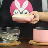 椰汁蜜豆西米糕【微体兔菜谱】的做法图解2