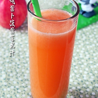 神清气爽：胡萝卜菠萝苹果汁