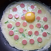 营养早餐——鸡蛋火腿饼的做法图解11