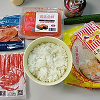 一口两世界 鱼籽酱越南春卷寿司的做法图解1
