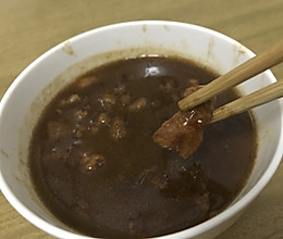 黑色料理-豆瓣酱肉丝的做法