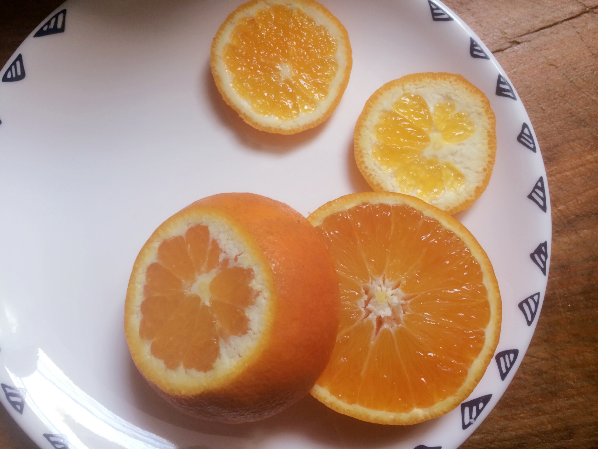 橙子果盘怎么做