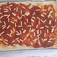 自制巨无霸德式香肠披萨的做法图解18