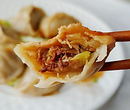 香菇肉菘水煎饺的做法