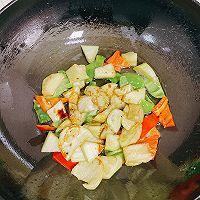 青红椒炒茄子的做法图解8