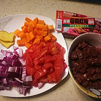 番茄红烩牛肉意大利面~番茄红烩调料版的做法图解1