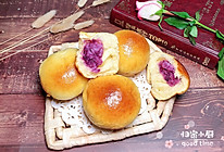 #爱好组-高筋#紫薯大米夹心面包的做法