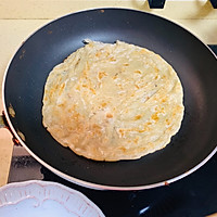 献礼祖国70周年华诞-芝士火腿鸡蛋手抓饼的做法图解8