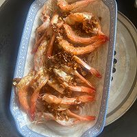 蒜蓉蒸开背虾的做法图解4