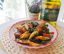 #金龙鱼橄榄油调和油520美食菜谱#风味茄子的做法