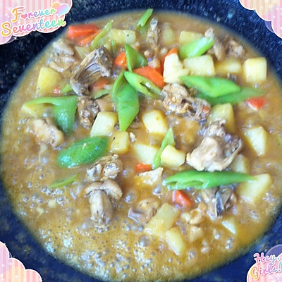 椰汁咖喱鸡肉
