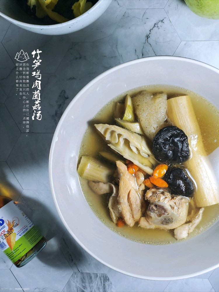 懒人炖汤之竹笋甘蔗鸡肉汤的做法